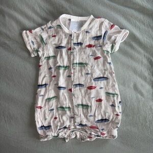 Patterned Kids One Piece Bodysuit